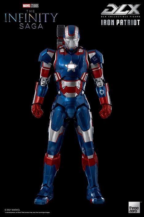 Iron Patriot 1:12 Scale Figure | Threezero The Avengers Infinity Saga DLX