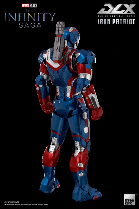Iron Patriot 1:12 Scale Figure | Threezero The Avengers Infinity Saga DLX