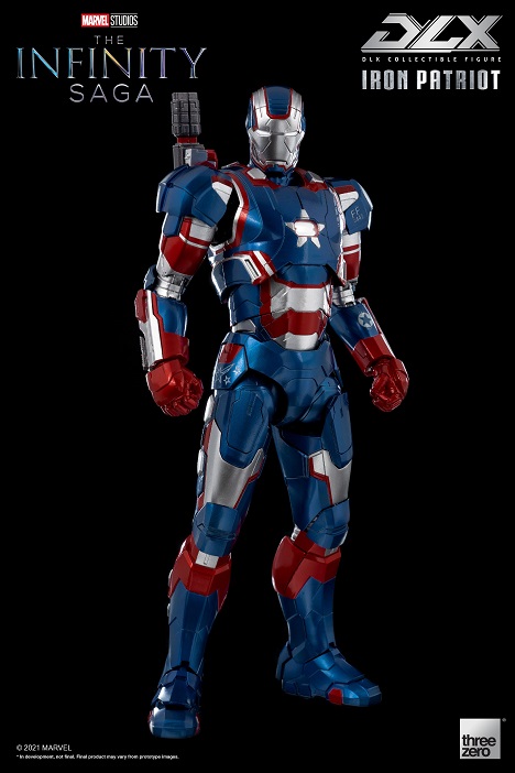 Iron Patriot 1:12 Scale Figure | Threezero The Avengers Infinity Saga DLX