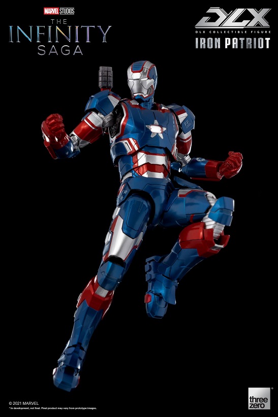 Iron Patriot 1:12 Scale Figure | Threezero The Avengers Infinity Saga DLX