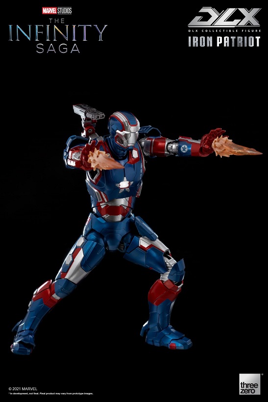 Iron Patriot 1:12 Scale Figure | Threezero The Avengers Infinity Saga DLX