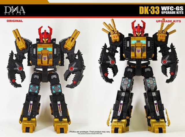 DK-33 Upgrade Kit for Transformers Generations Selects WFC Trilogy Black Zarak | Dna Design | Upgrade Kit