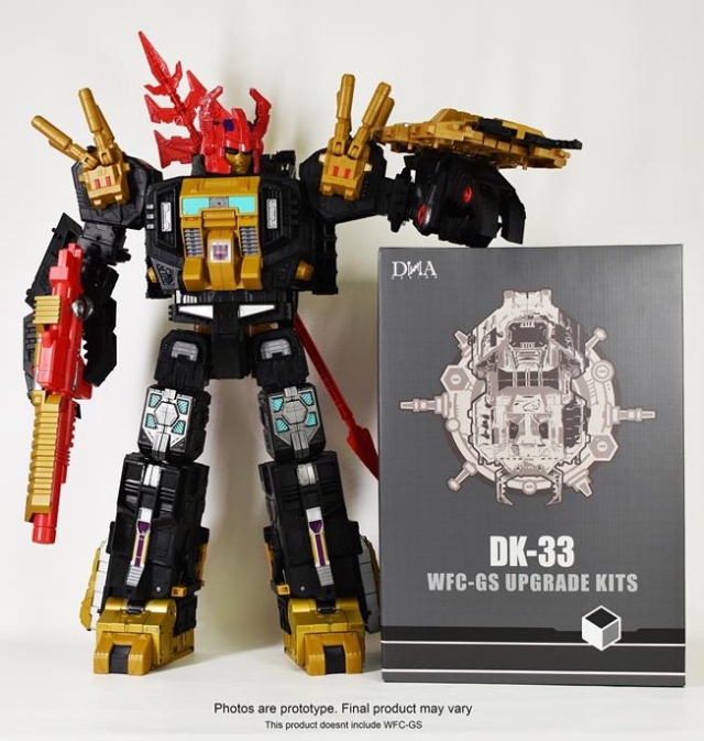 DK-33 Upgrade Kit for Transformers Generations Selects WFC Trilogy Black Zarak | Dna Design | Upgrade Kit