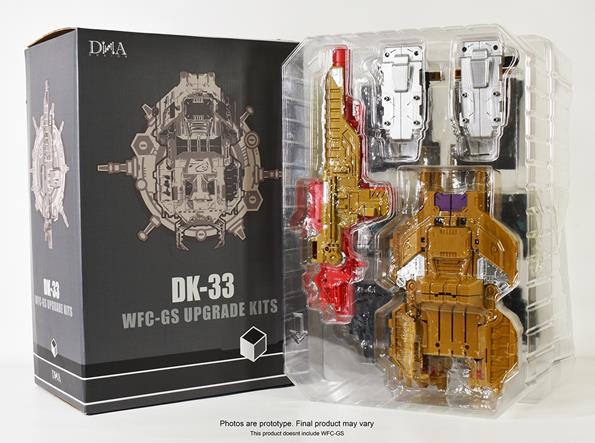 DK-33 Upgrade Kit for Transformers Generations Selects WFC Trilogy Black Zarak | Dna Design | Upgrade Kit