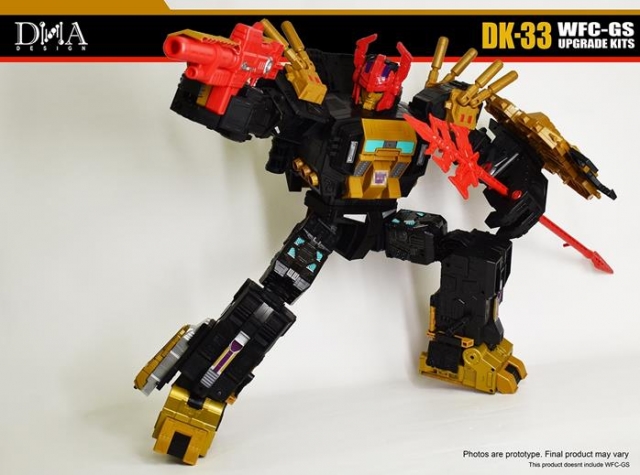 DK-33 Upgrade Kit for Transformers Generations Selects WFC Trilogy Black Zarak | Dna Design | Upgrade Kit