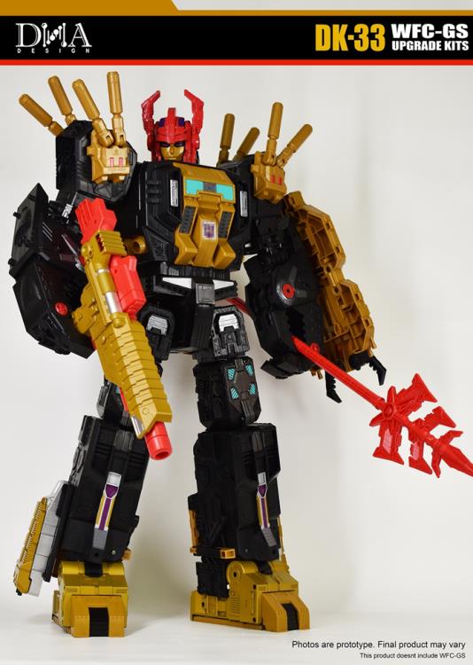 DK-33 Upgrade Kit for Transformers Generations Selects WFC Trilogy Black Zarak | Dna Design | Upgrade Kit
