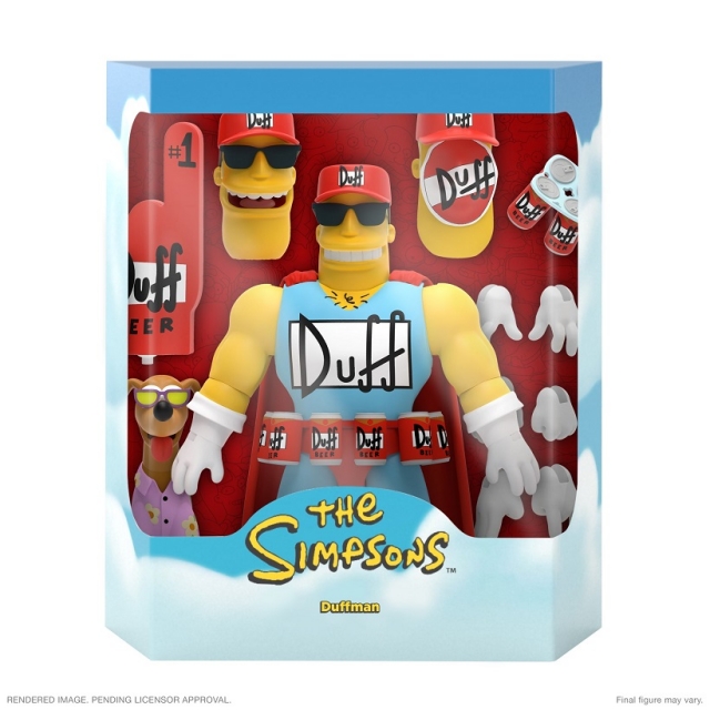 Duffman 7-inch Scale I The Simpsons Ultimates I Super7