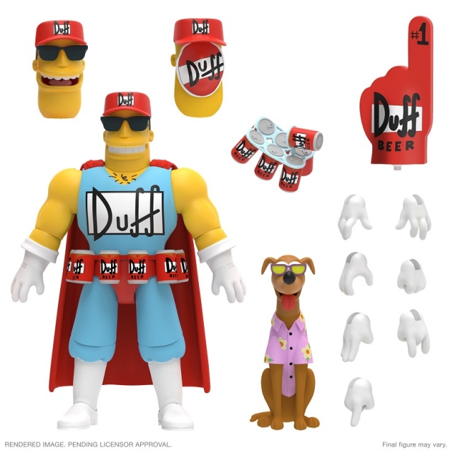 Duffman 7-inch Scale I The Simpsons Ultimates I Super7