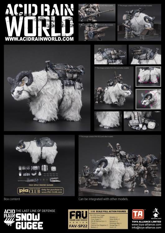 FAV-SP22 Snow Gugee 1:18 Scale | Acid Rain FAV