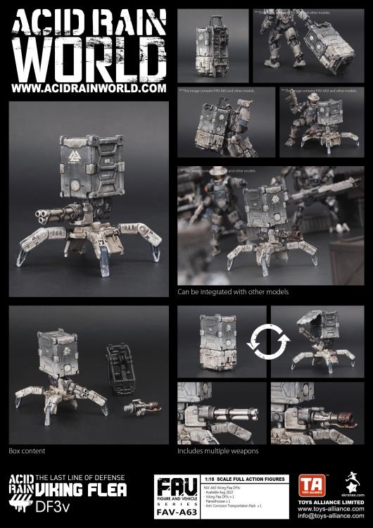 FAV-A63 Viking Flea DF3v 1:18 Scale | Acid Rain FAV