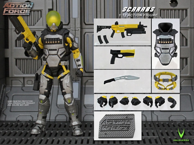 Scarabs 1/12 Scale | Action Force | Valaverse