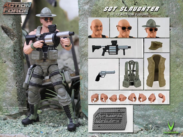 Sgt. Slaughter Version 2 1/12 Scale | Action Force | Valaverse