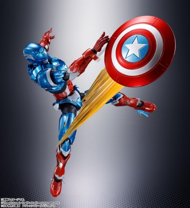 Tech-On Captain America Tech-On Avengers S.H. Figuarts | Bandai Tamashii Nations | Marvel