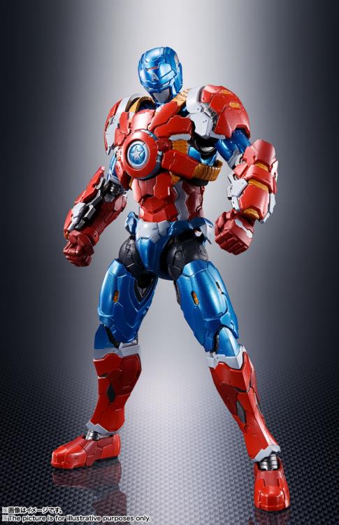 Tech-On Captain America Tech-On Avengers S.H. Figuarts | Bandai Tamashii Nations | Marvel