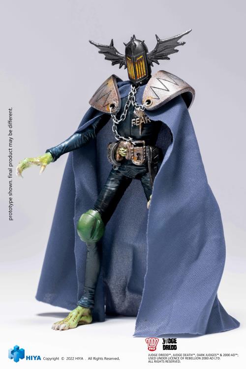 Judge Fear 1:18 Scale | 2000 A.D. Judge Dredd | Hiya Toys