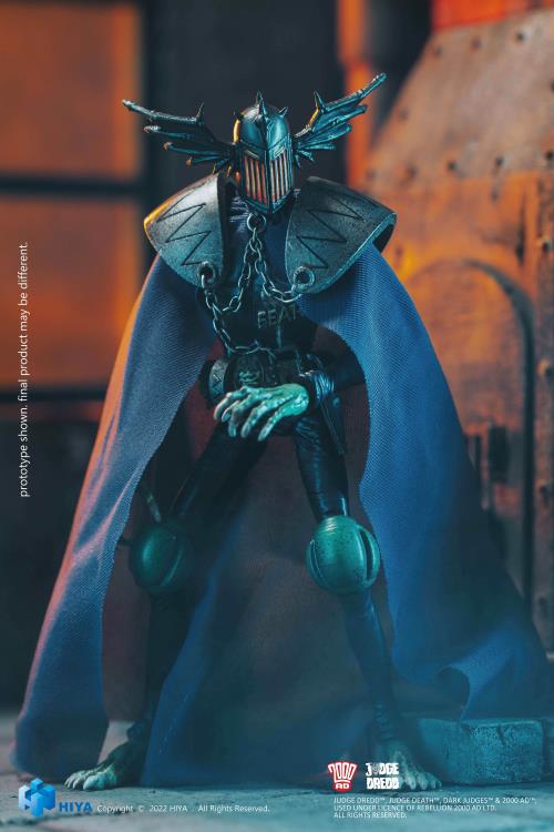 Judge Fear 1:18 Scale | 2000 A.D. Judge Dredd | Hiya Toys