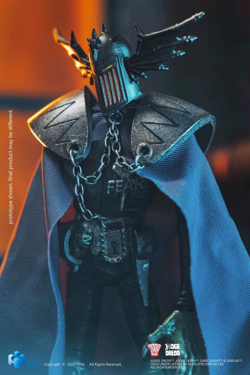 Judge Fear 1:18 Scale | 2000 A.D. Judge Dredd | Hiya Toys