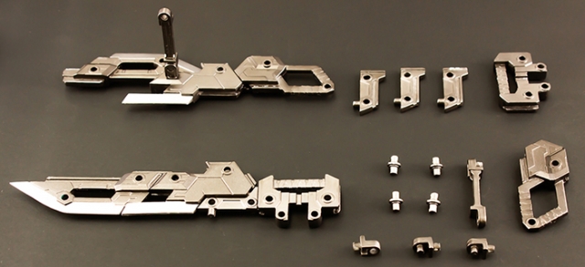 09 Blaze Guns Model Kit Pla-Act Option Series | PLUM