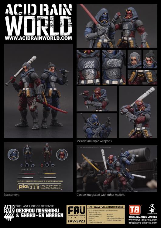 FAV-SP23 Gekirou Misshaku and Shaku-En Naraen 1:18 Scale | Acid Rain FAV