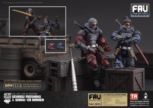 FAV-SP23 Gekirou Misshaku and Shaku-En Naraen 1:18 Scale | Acid Rain FAV