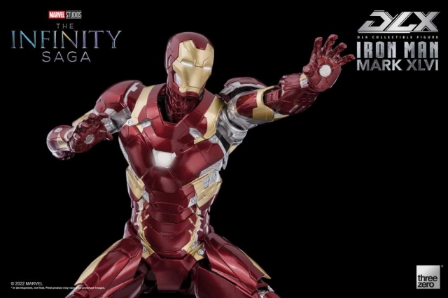 Iron Man Mark 46 1:12 Scale Figure | Threezero The Avengers Infinity Saga DLX