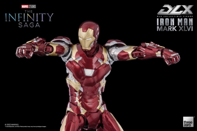Iron Man Mark 46 1:12 Scale Figure | Threezero The Avengers Infinity Saga DLX