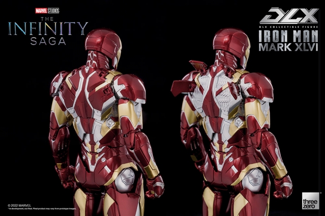 Iron Man Mark 46 1:12 Scale Figure | Threezero The Avengers Infinity Saga DLX