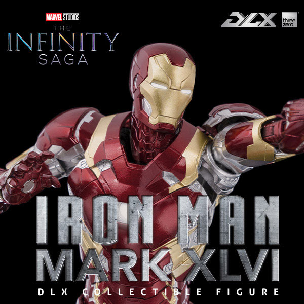 Iron Man Mark 46 1:12 Scale Figure | Threezero The Avengers Infinity Saga DLX