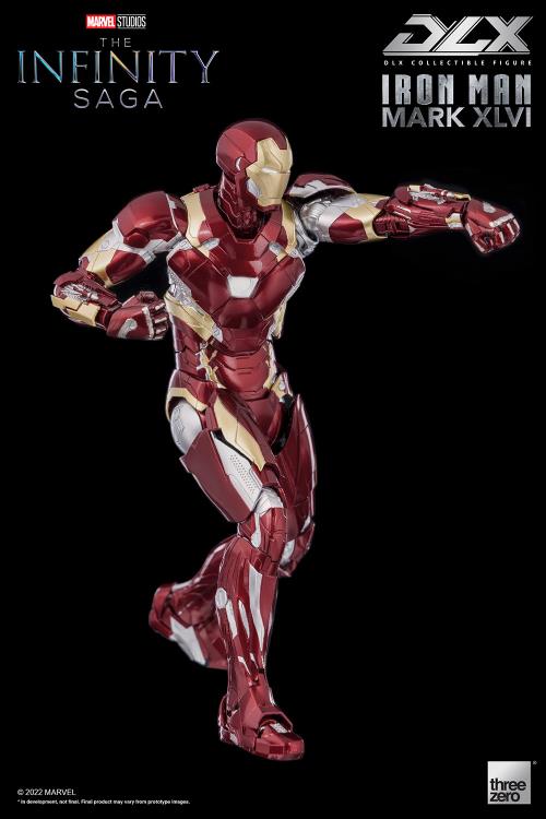 Iron Man Mark 46 1:12 Scale Figure | Threezero The Avengers Infinity Saga DLX