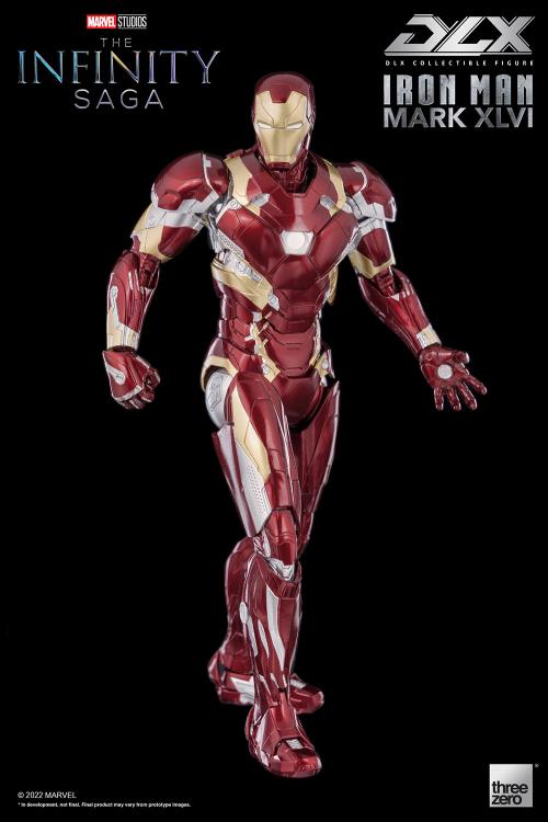 Iron Man Mark 46 1:12 Scale Figure | Threezero The Avengers Infinity Saga DLX