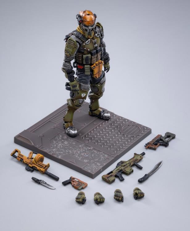 Shadow Wing Hunter (Black and Gold) 1/18 Scale Hardcore Coldplay Skeleton Forces | Joy Toy