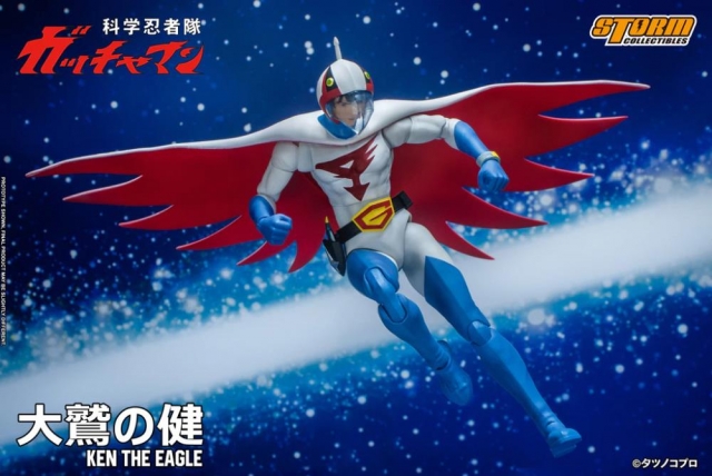 Ken the Eagle Gatchaman 1:12 Scale Figure | Science Ninja Team Gatchaman | Storm Collectibles
