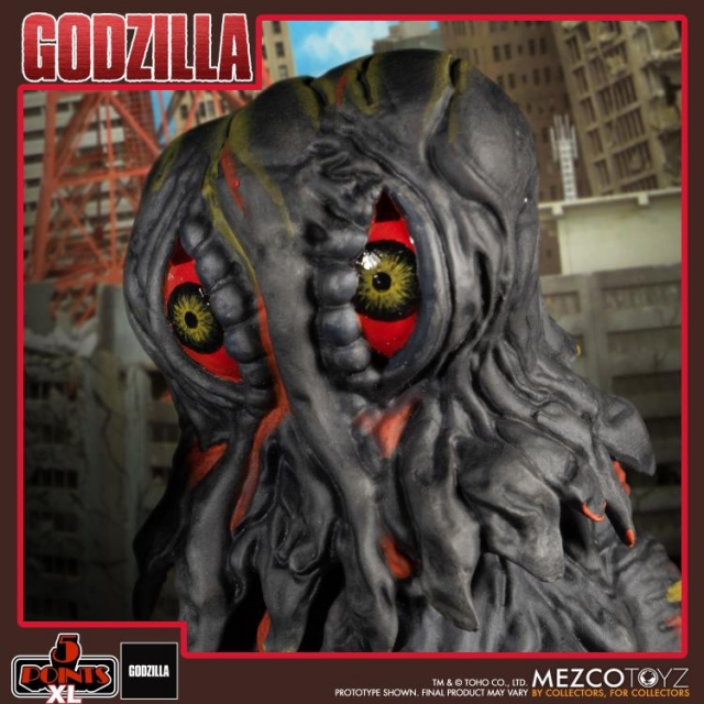Godzilla and Hedorah Final and Flying Forms 5 Points XL | Godzilla vs Hedorah | Mezco Toyz