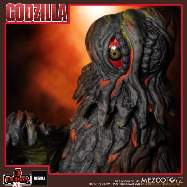 Godzilla and Hedorah Final and Flying Forms 5 Points XL | Godzilla vs Hedorah | Mezco Toyz