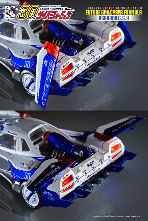Asurada G.S.X. Variable Action Hi-Spec Cyber Formula 1:18 Scale | Future GPX Cyber Formula | threeMega