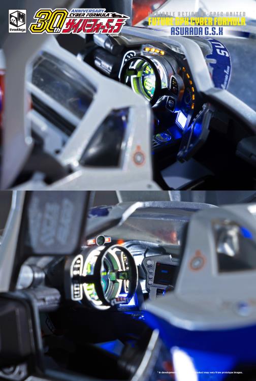 Asurada G.S.X. Variable Action Hi-Spec Cyber Formula 1:18 Scale | Future GPX Cyber Formula | threeMega