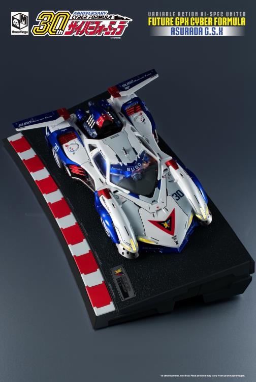 Asurada G.S.X. Variable Action Hi-Spec Cyber Formula 1:18 Scale | Future GPX Cyber Formula | threeMega