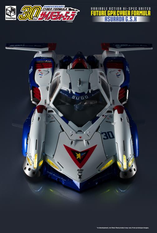 Asurada G.S.X. Variable Action Hi-Spec Cyber Formula 1:18 Scale | Future GPX Cyber Formula | threeMega