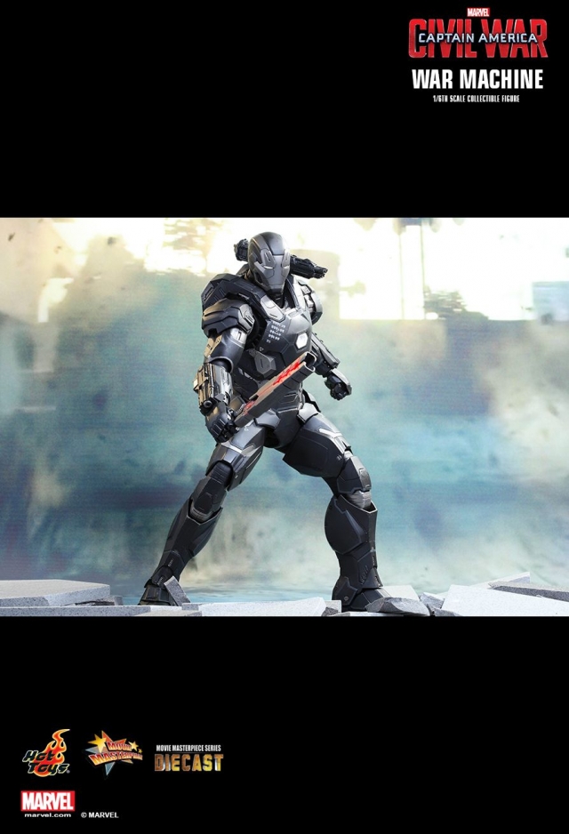 Captain America Civil War War Machine Mark III 1:6 Scale | Hot Toys Movie Masterpiece | Marvel