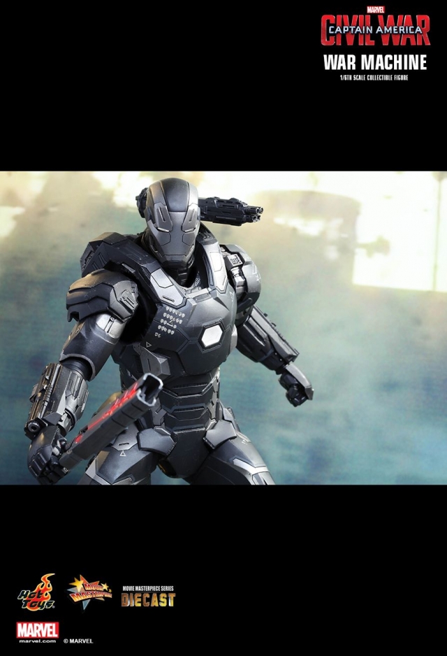 Captain America Civil War War Machine Mark III 1:6 Scale | Hot Toys Movie Masterpiece | Marvel
