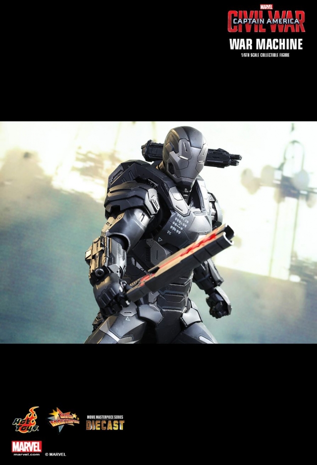 Captain America Civil War War Machine Mark III 1:6 Scale | Hot Toys Movie Masterpiece | Marvel