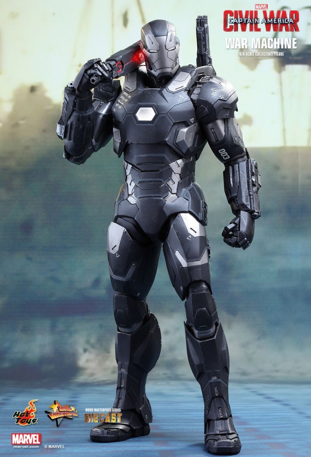 Captain America Civil War War Machine Mark III 1:6 Scale | Hot Toys Movie Masterpiece | Marvel