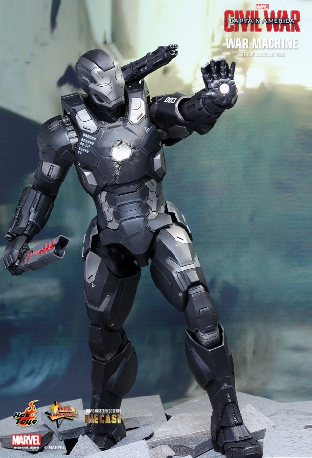 Captain America Civil War War Machine Mark III 1:6 Scale | Hot Toys Movie Masterpiece | Marvel