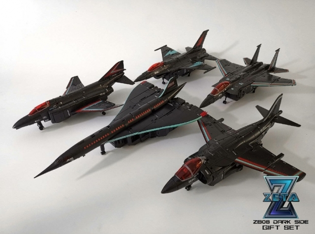 ZB-08 Dark Side Superitron Combiner Set of 5 | Zeta Toys