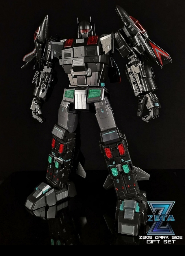 ZB-08 Dark Side Superitron Combiner Set of 5 | Zeta Toys