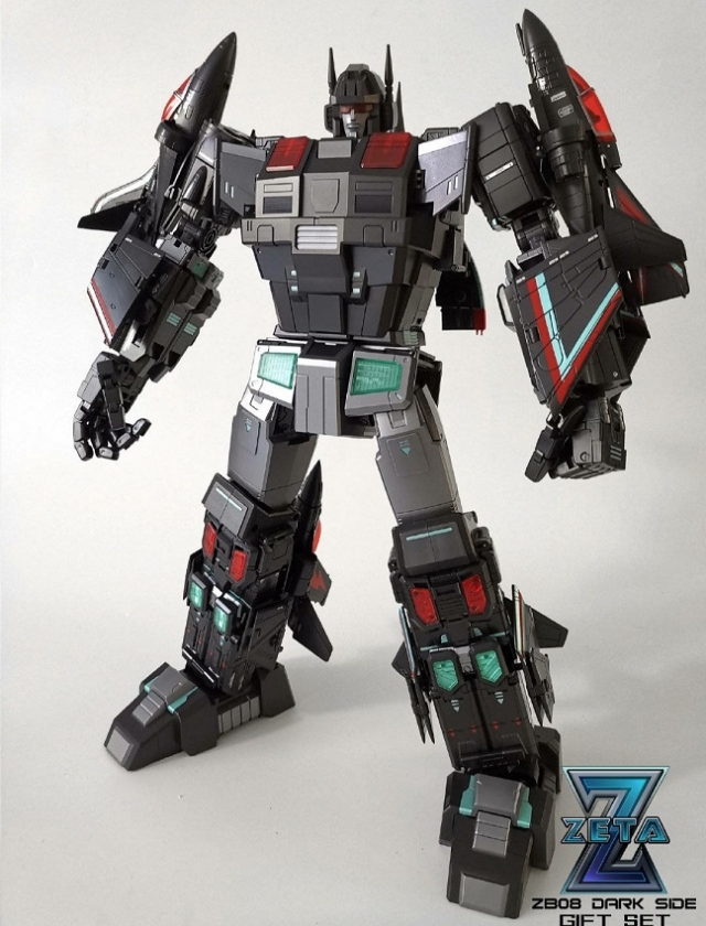 ZB-08 Dark Side Superitron Combiner Set of 5 | Zeta Toys