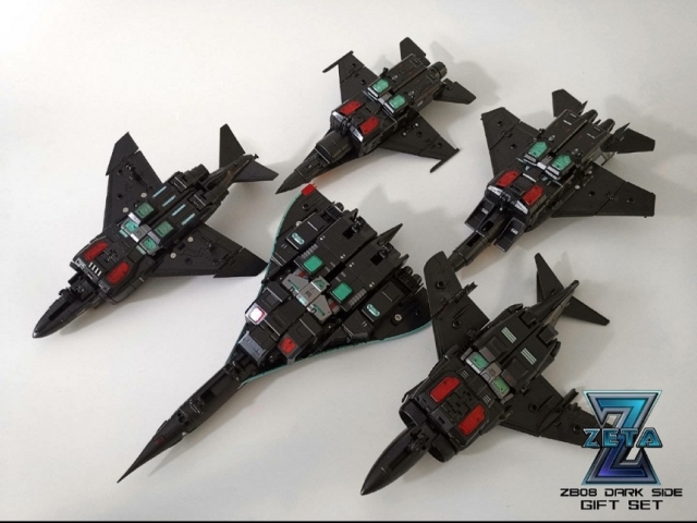 ZB-08 Dark Side Superitron Combiner Set of 5 | Zeta Toys