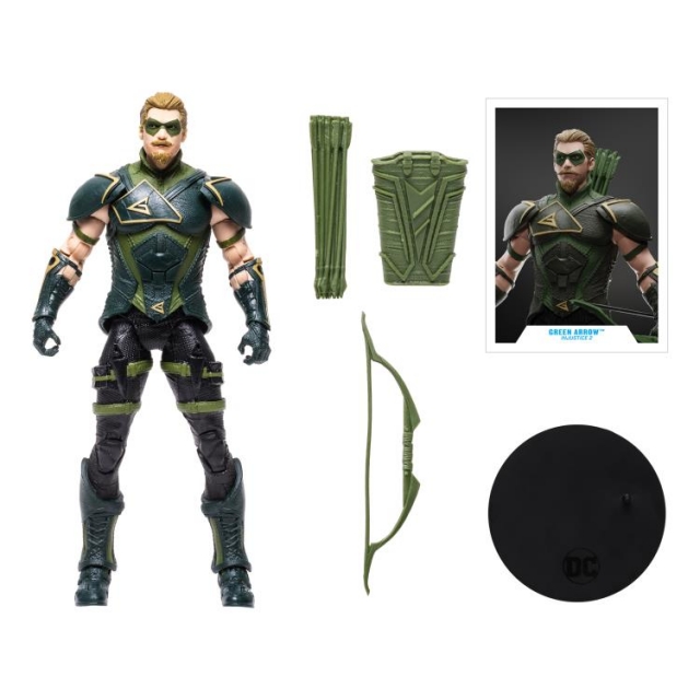 Green Arrow DC Injustice 2 7-inch Scale | DC Gaming Wave | McFarlane Toys