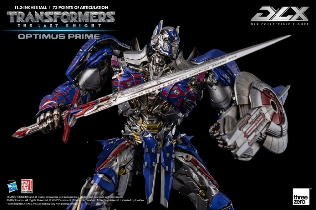 Optimus Prime DLX Scale Collectible Figure | Transformers: The Last Knight | threezero