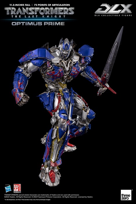 Optimus Prime DLX Scale Collectible Figure | Transformers: The Last Knight | threezero